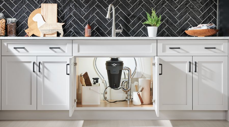 garbage disposal installed