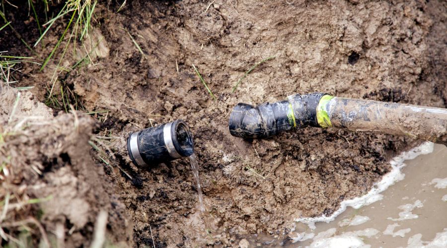 sewer line