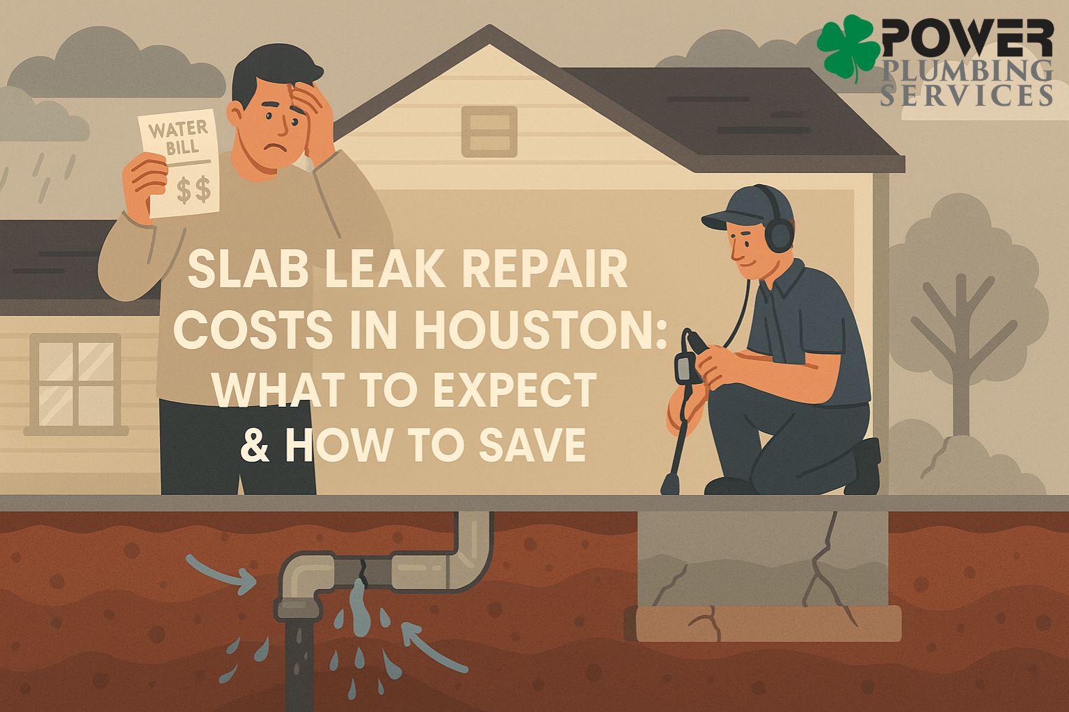 Slab leak repair cost